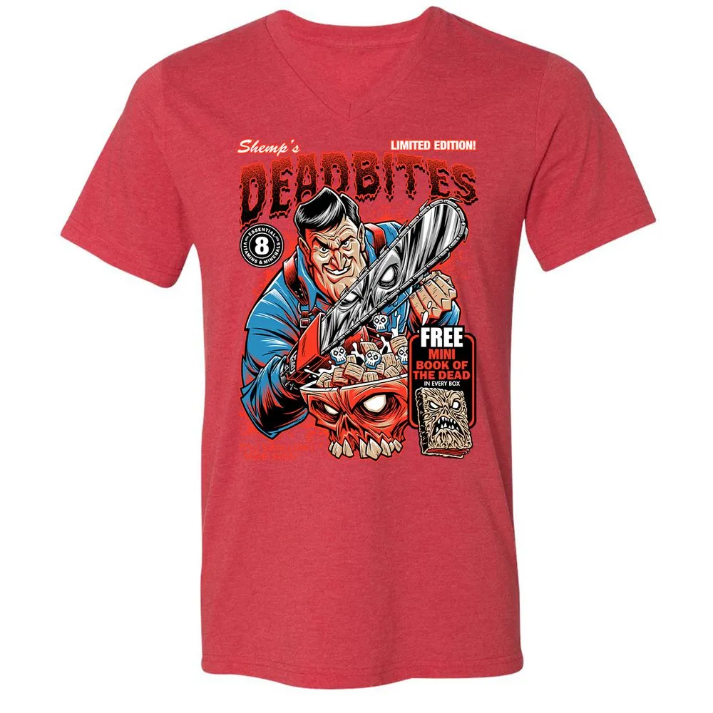 Unisex V-Neck T-Shirt - FWB1YVTZ - Heather Red - 16