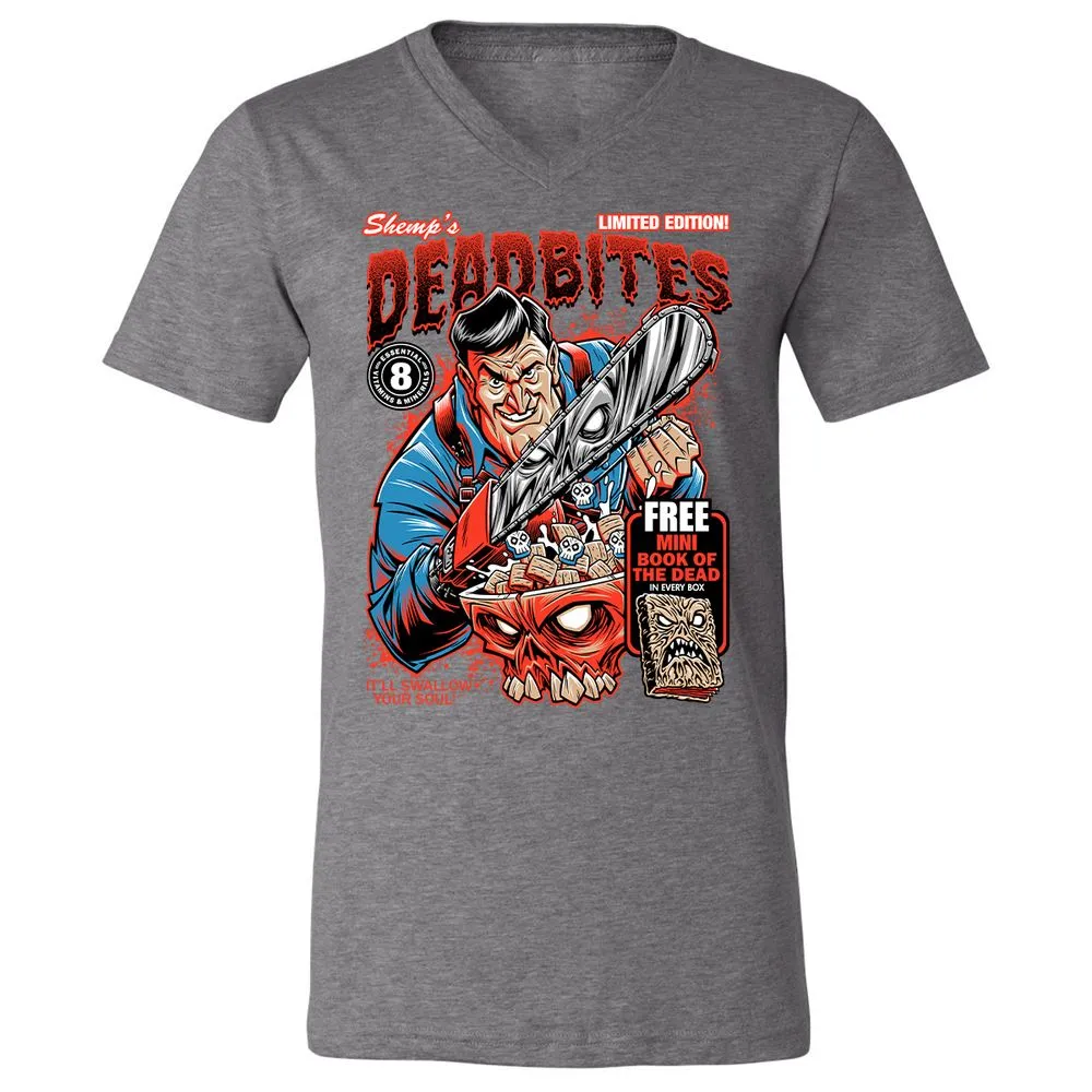 Unisex V-Neck T-Shirt - FWB1YVTZ - Deep Heather - 13