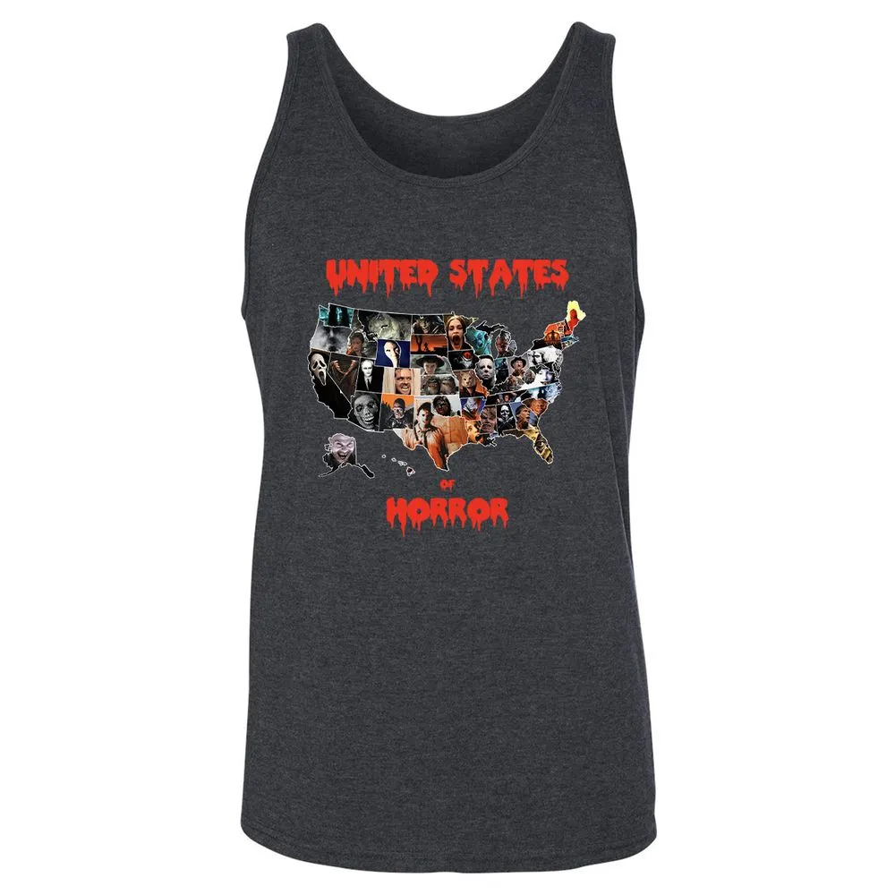Unisex Jersey Tank - NZL7RLXS - Dark Grey Heather - 6
