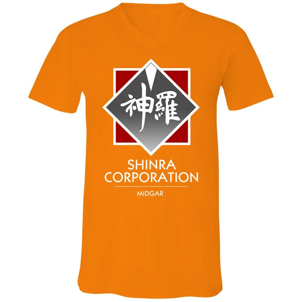 Unisex V-Neck T-Shirt - 8YMS49UG - Orange - 11