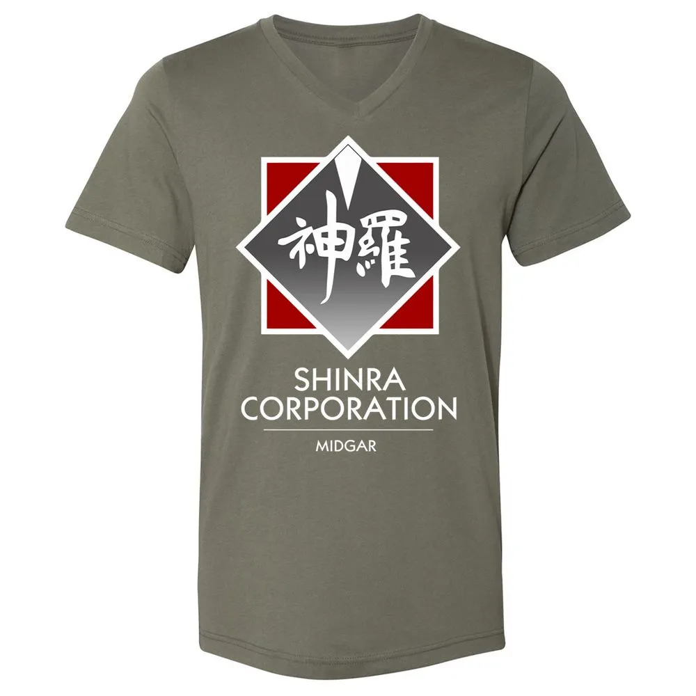 Unisex V-Neck T-Shirt - 8YMS49UG - Military Green - 10