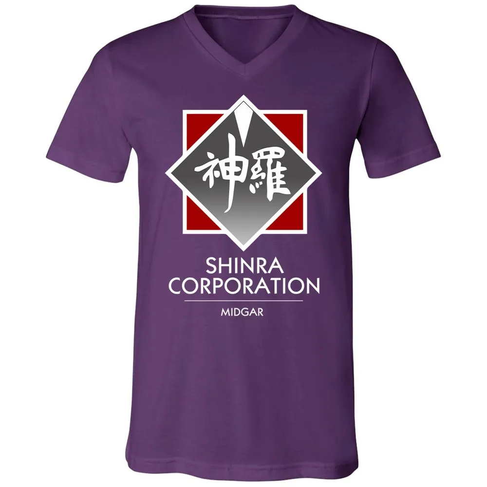 Unisex V-Neck T-Shirt - 8YMS49UG - Team Purple - 9