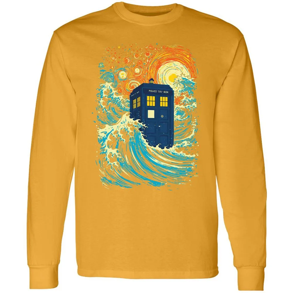 Long Sleeve T-Shirt - 3CTRKWKG - Gold - 9