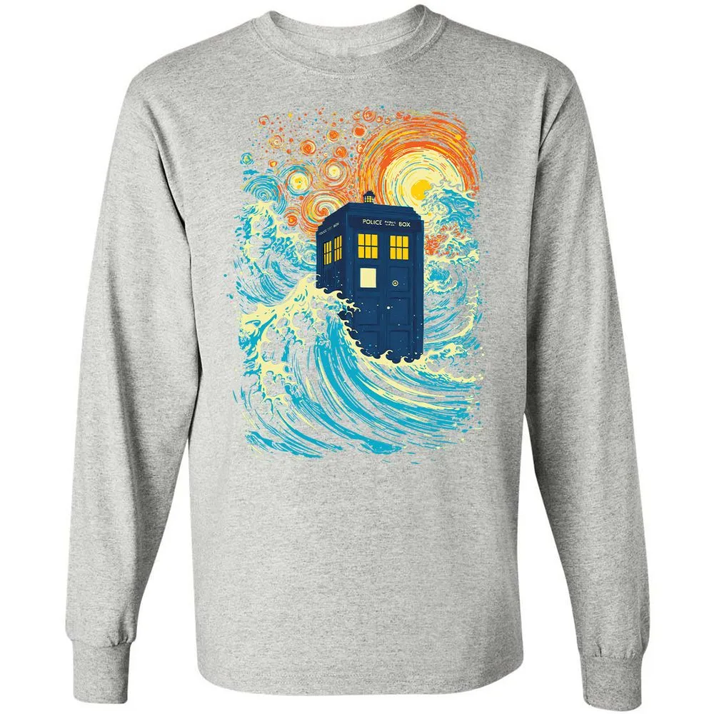 Long Sleeve T-Shirt - 3CTRKWKG - Ash - 7