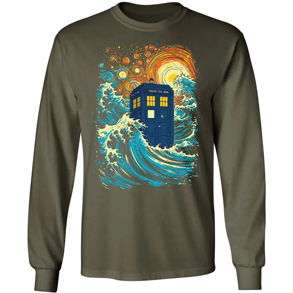 Long Sleeve T-Shirt - 3CTRKWKG - Military Green - 16