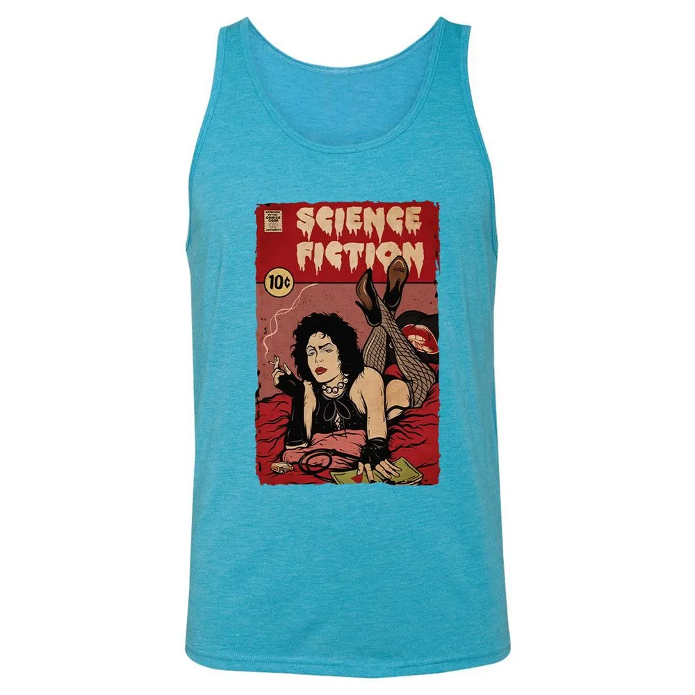 Unisex Jersey Tank - FMDNM54X - Aqua Triblend - 3