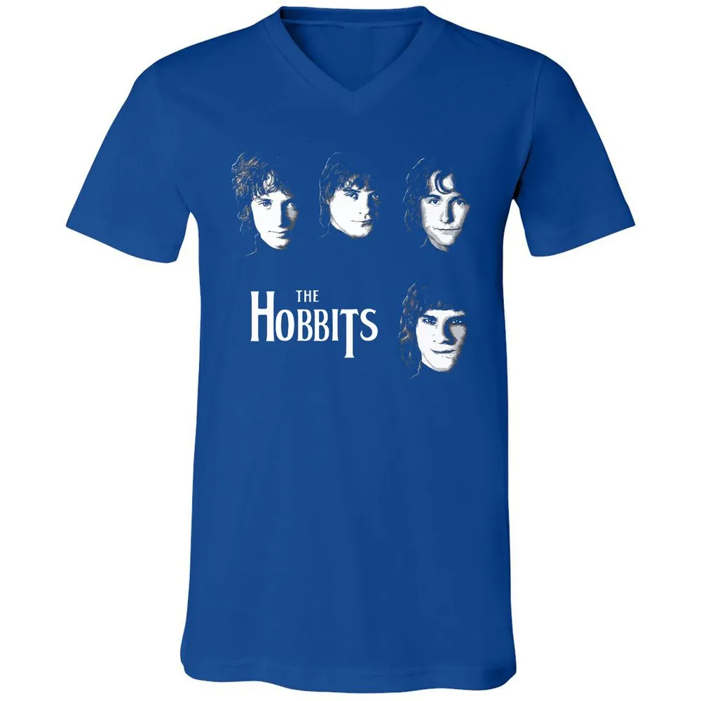 Unisex V-Neck T-Shirt - L2BXMC7M - True Royal - 4