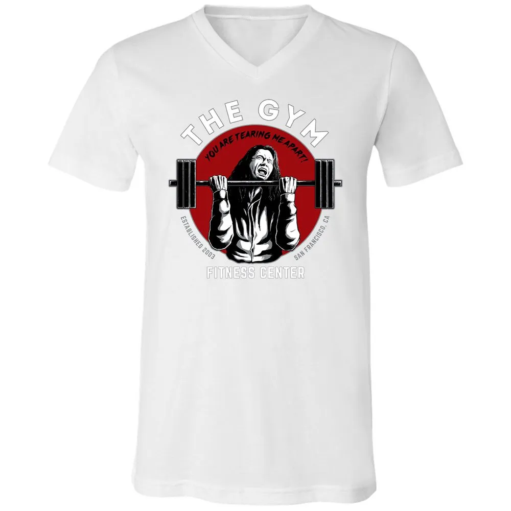 Unisex V-Neck T-Shirt - PWBKRNHX - White - 5