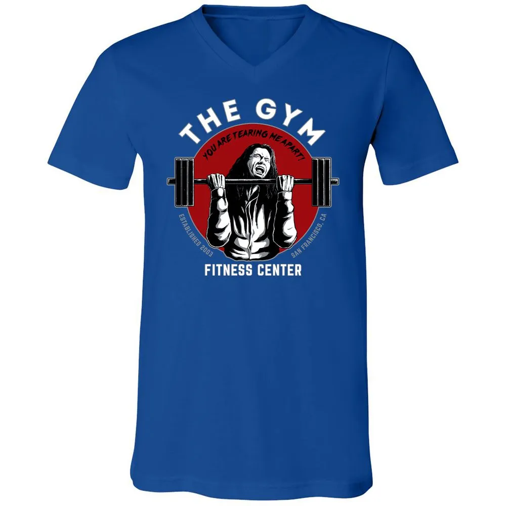 Unisex V-Neck T-Shirt - PWBKRNHX - True Royal - 4