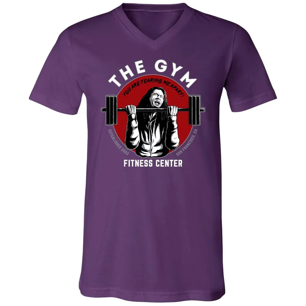 Unisex V-Neck T-Shirt - PWBKRNHX - Team Purple - 9