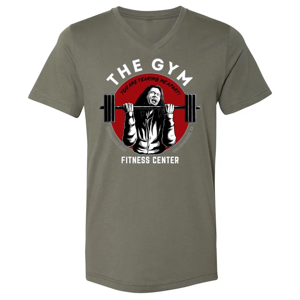 Unisex V-Neck T-Shirt - PWBKRNHX - Military Green - 10