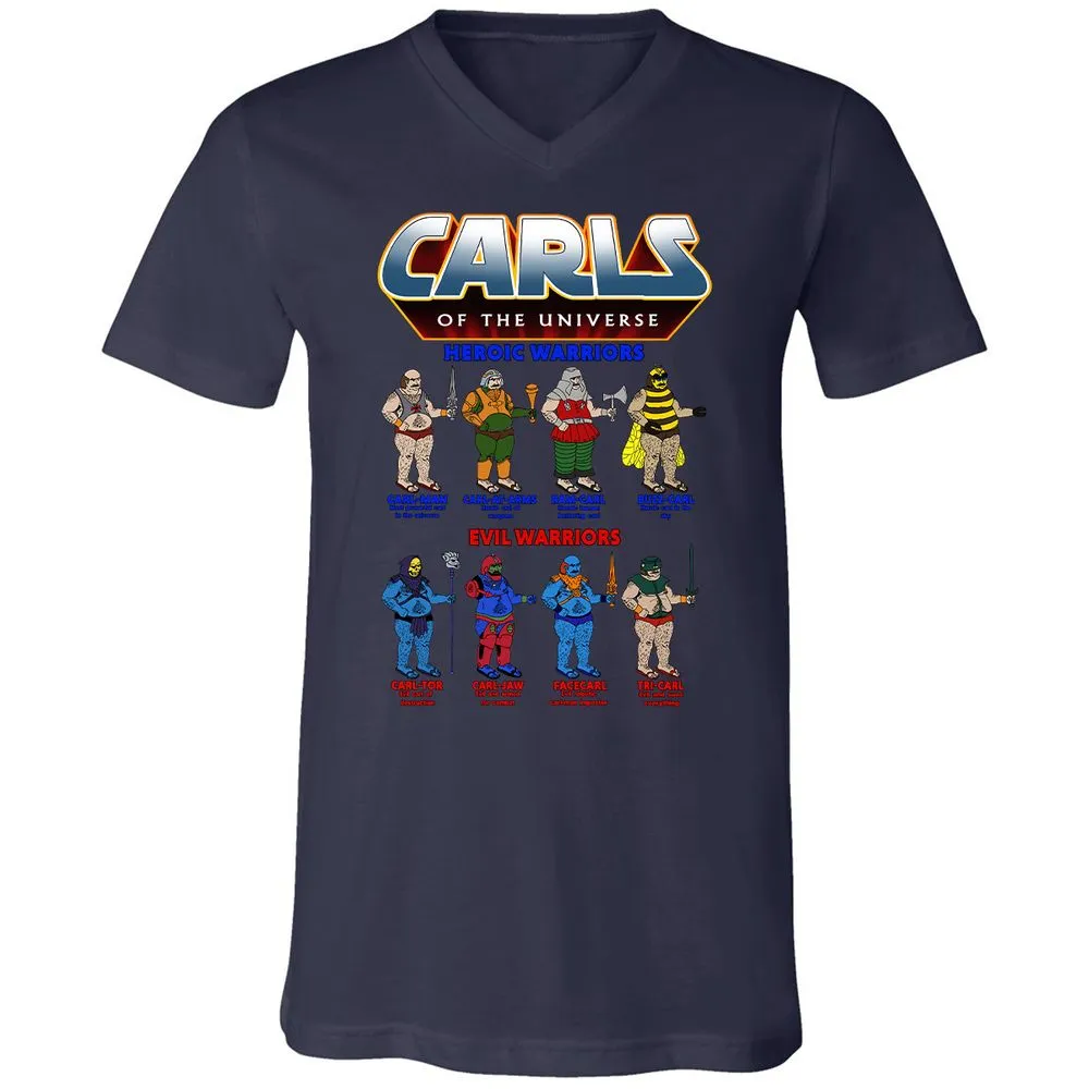 Unisex V-Neck T-Shirt - 62U9GG6F - Navy - 2