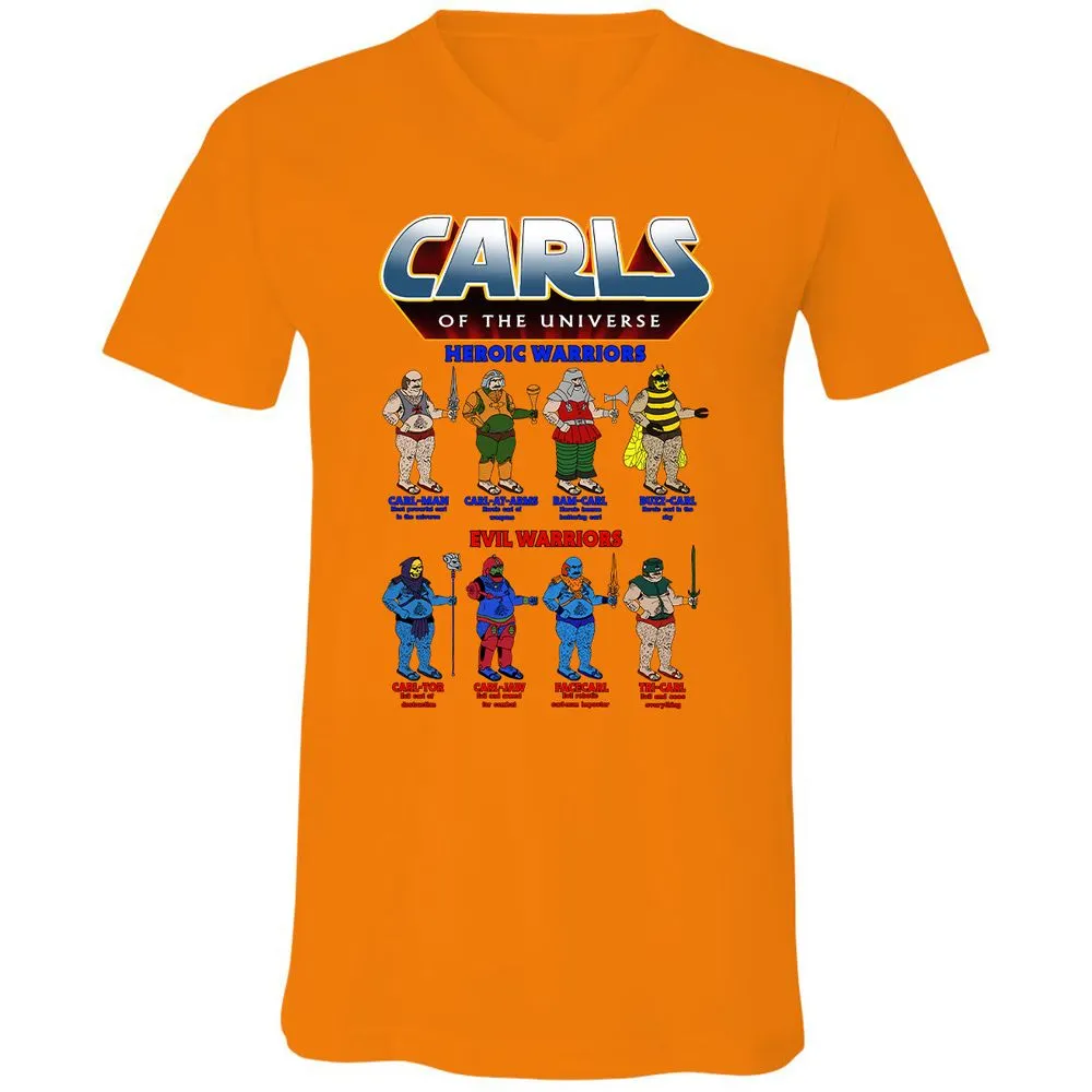 Unisex V-Neck T-Shirt - 62U9GG6F - Orange - 11