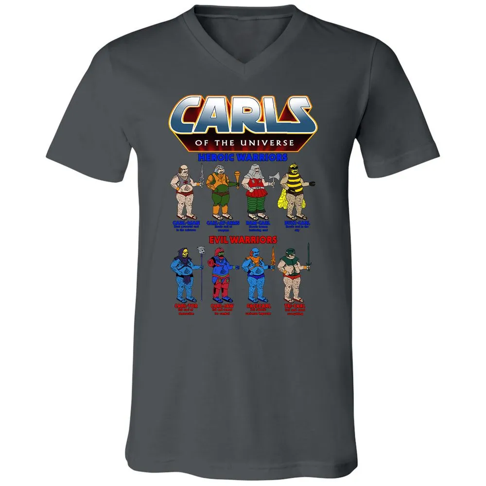 Unisex V-Neck T-Shirt - 62U9GG6F - Asphalt - 12
