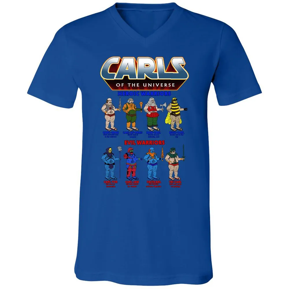 Unisex V-Neck T-Shirt - 62U9GG6F - True Royal - 4