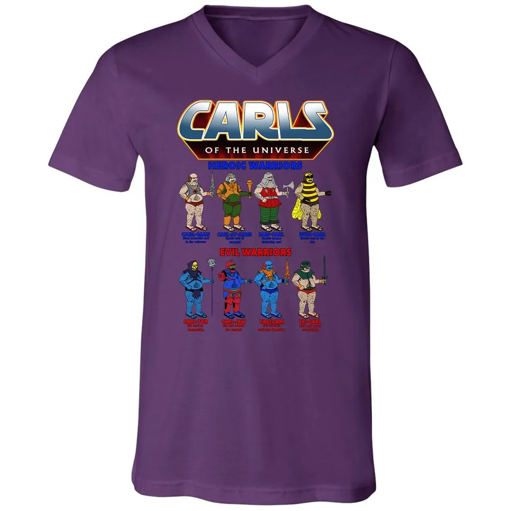 Unisex V-Neck T-Shirt - 62U9GG6F - Team Purple - 9