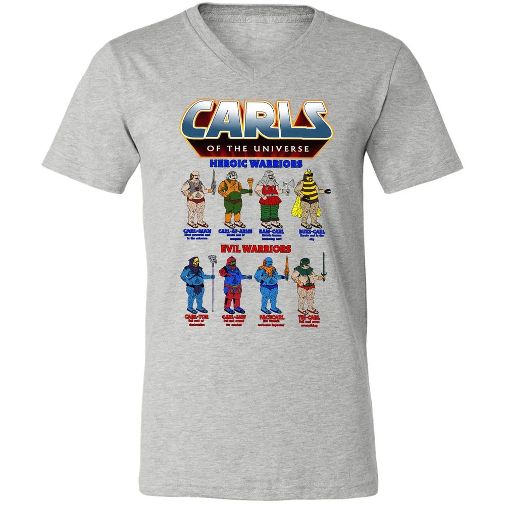 Unisex V-Neck T-Shirt - 62U9GG6F - Athletic Heather - 7