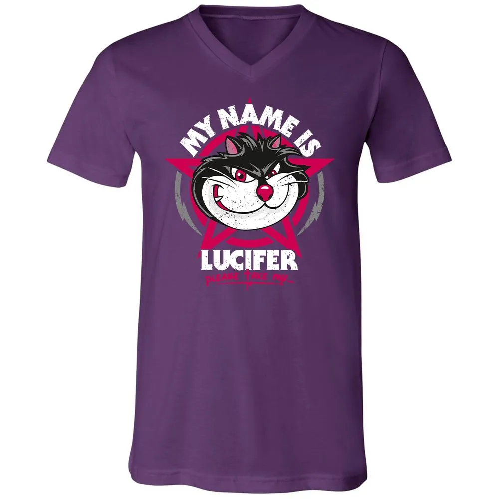 Unisex V-Neck T-Shirt - V83DPE7B - Team Purple - 9