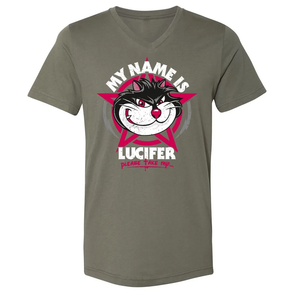 Unisex V-Neck T-Shirt - V83DPE7B - Military Green - 10