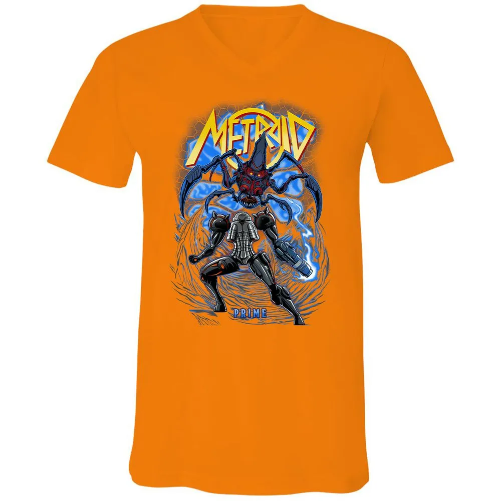 Unisex V-Neck T-Shirt - LP572C5A - Orange - 11
