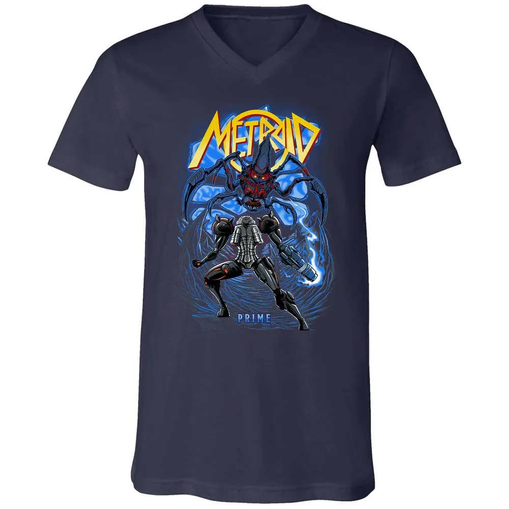 Unisex V-Neck T-Shirt - LP572C5A - Navy - 2