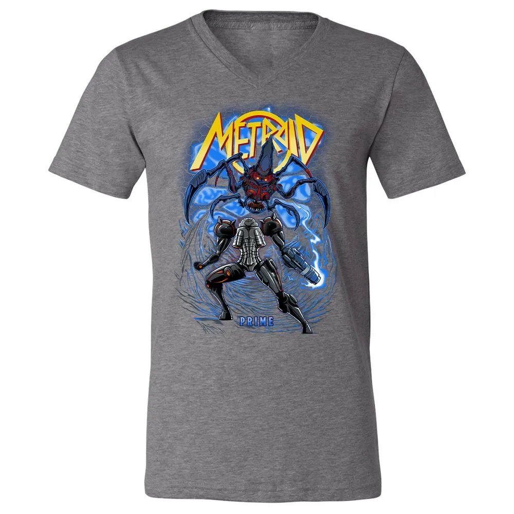 Unisex V-Neck T-Shirt - LP572C5A - Deep Heather - 13