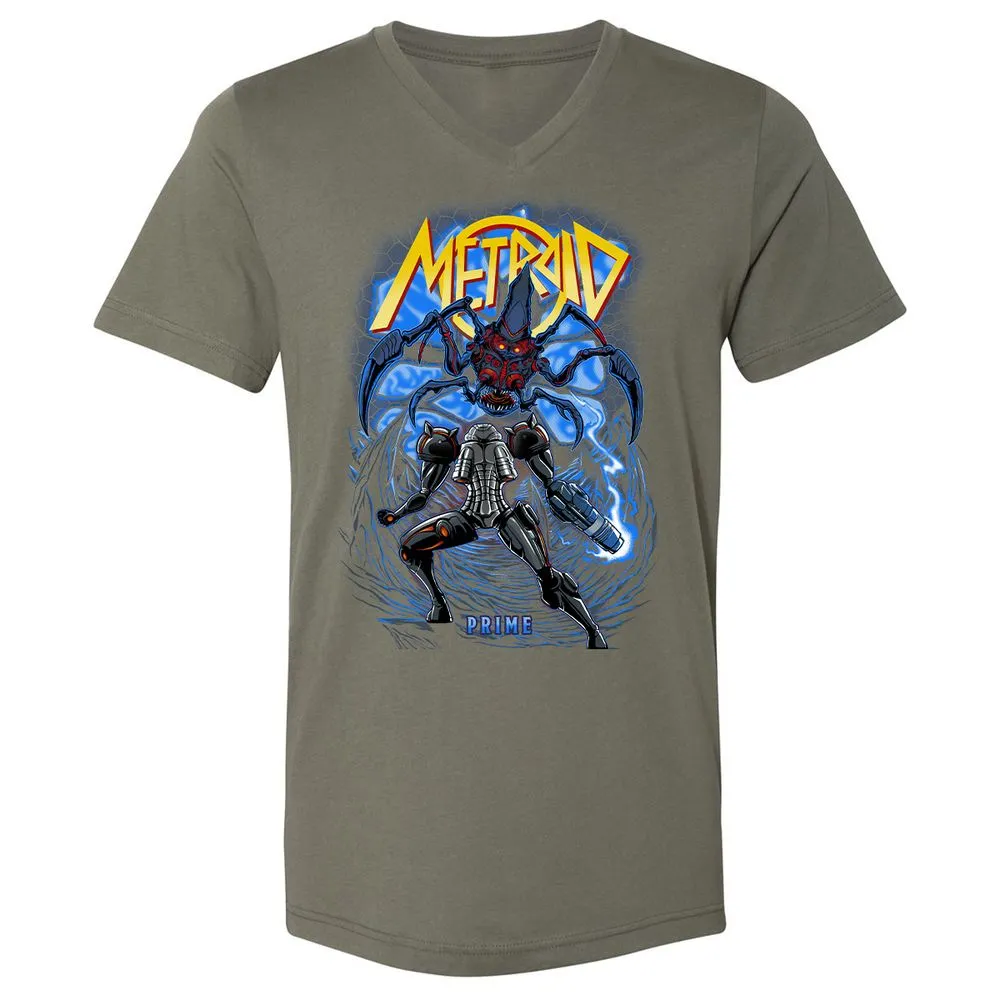 Unisex V-Neck T-Shirt - LP572C5A - Military Green - 10