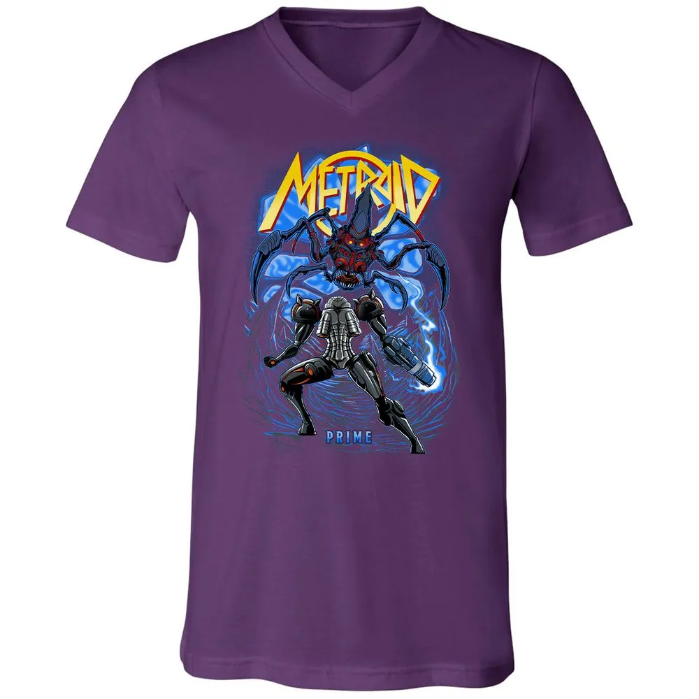 Unisex V-Neck T-Shirt - LP572C5A - Team Purple - 9