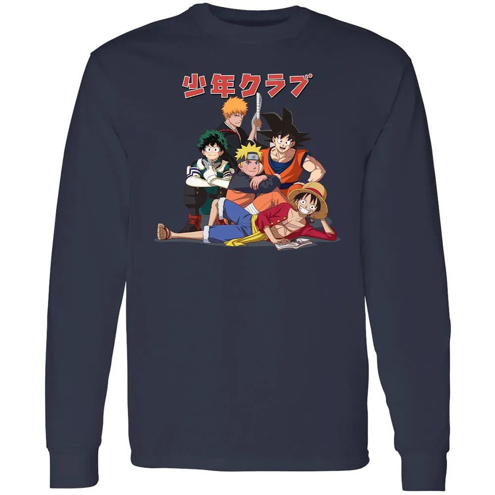 Long Sleeve T-Shirt - 1MHCVJ9D - Navy - 2