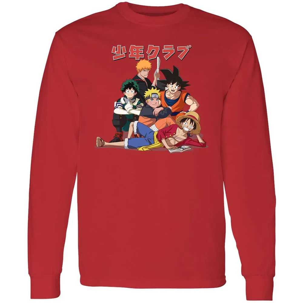 Long Sleeve T-Shirt - 1MHCVJ9D - Red - 14