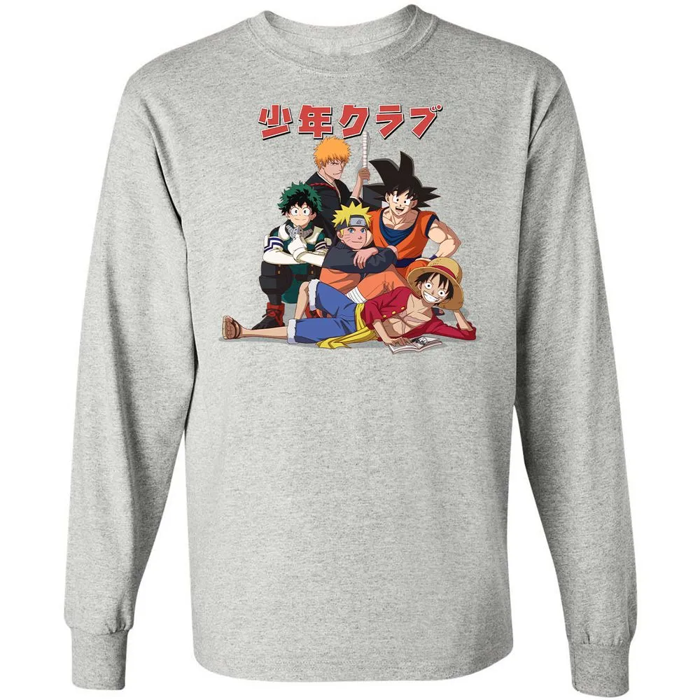 Long Sleeve T-Shirt - 1MHCVJ9D - Ash - 7