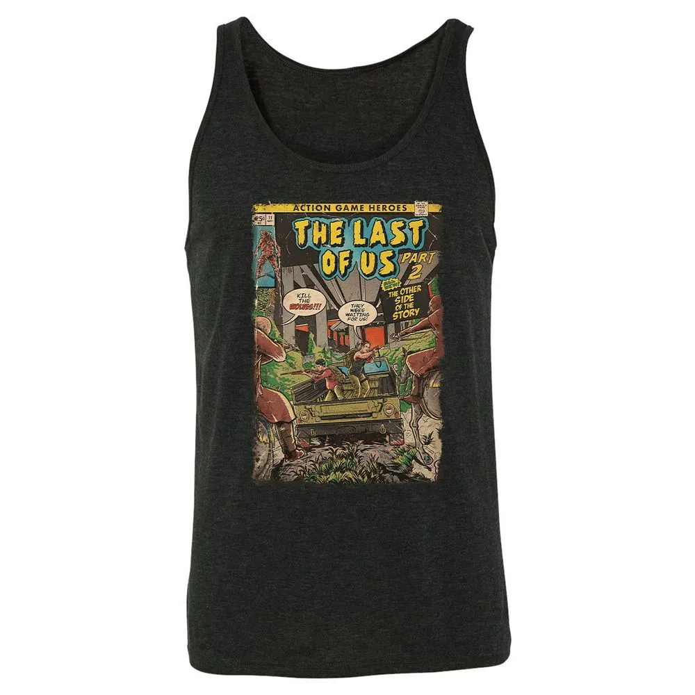 Unisex Jersey Tank - KLGN6QR1 - Charcoal Black Triblend - 5