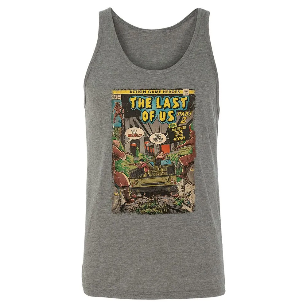 Unisex Jersey Tank - KLGN6QR1 - Grey Triblend - 8