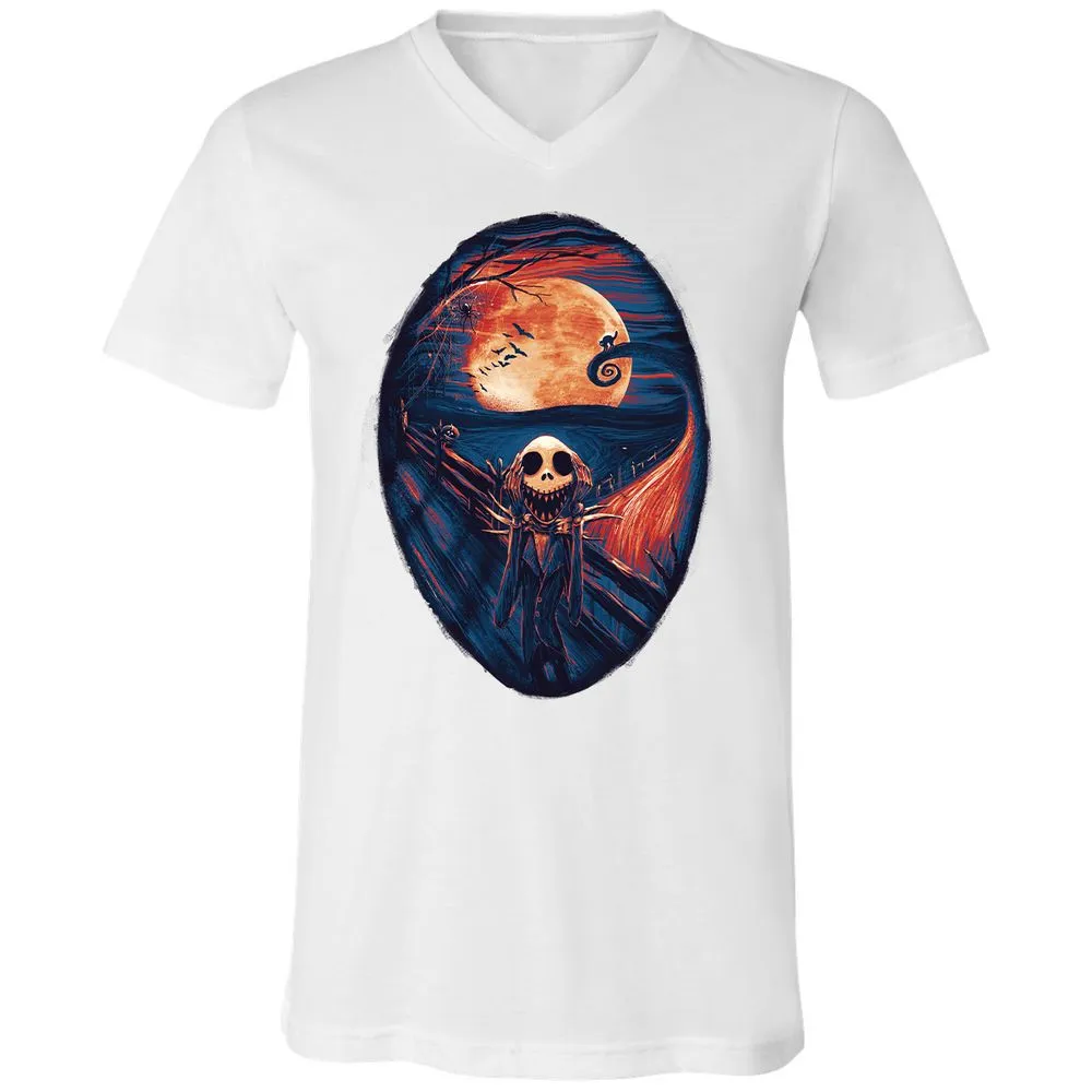Unisex V-Neck T-Shirt - UTRDV6EQ - White - 5