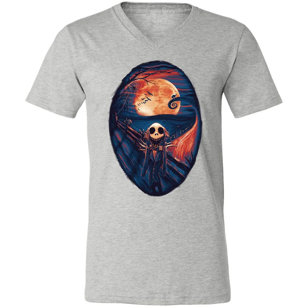 Unisex V-Neck T-Shirt - UTRDV6EQ - Athletic Heather - 7