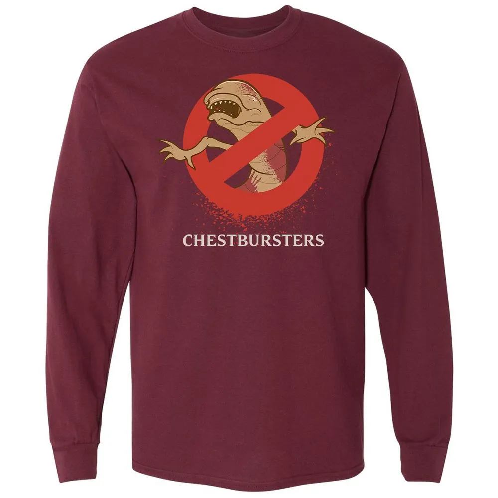 Long Sleeve T-Shirt - DDNML9F3 - Maroon - 11