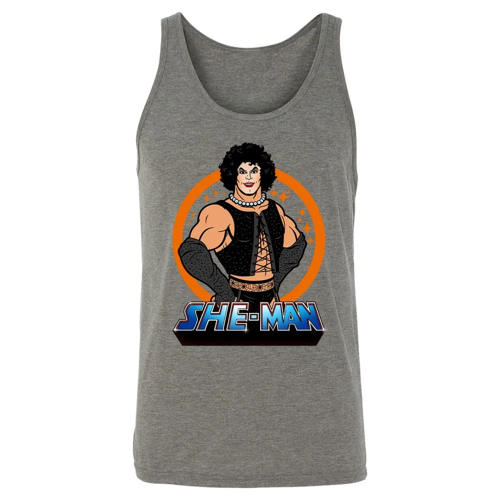 Unisex Jersey Tank - ZD87KSJM - Grey Triblend - 8