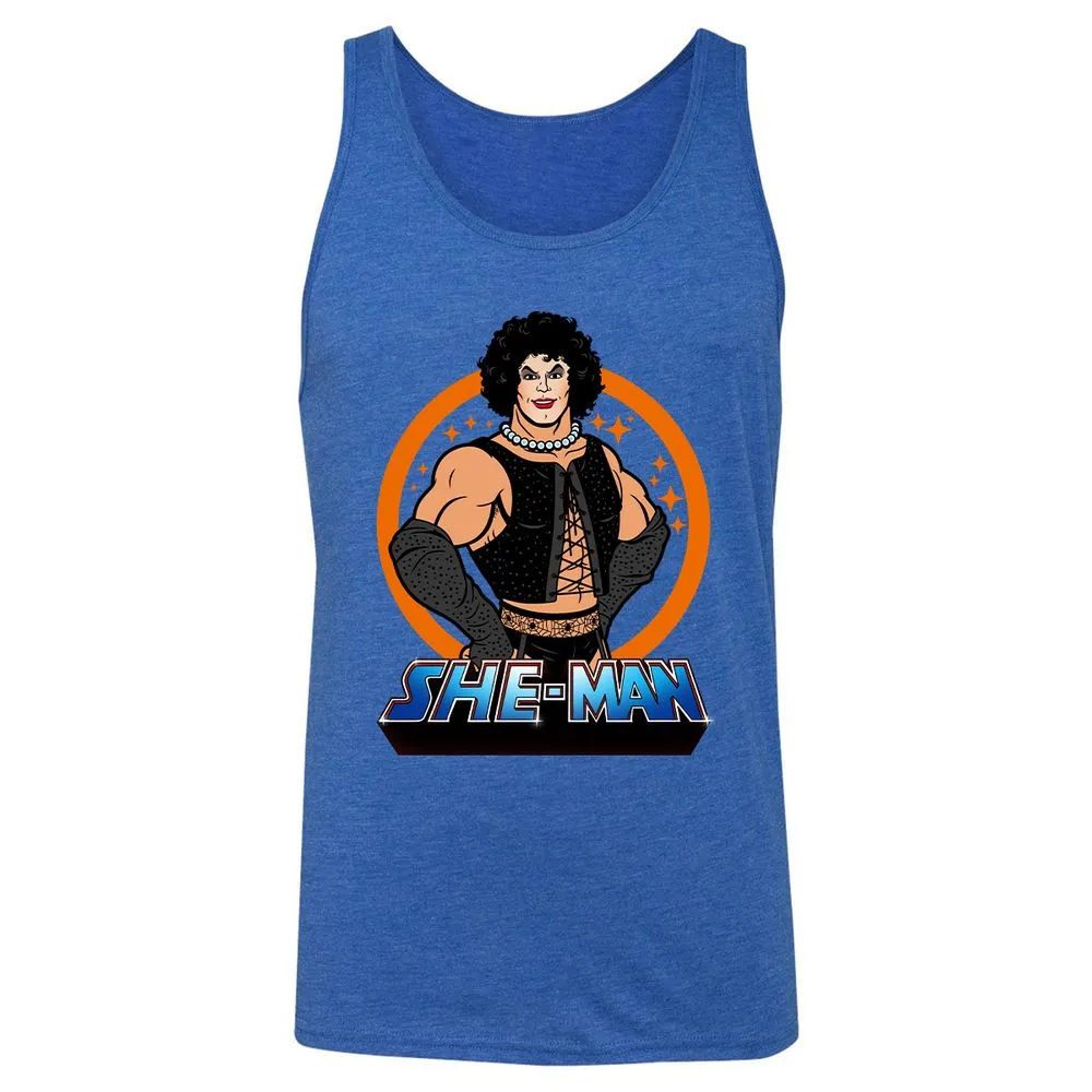 Unisex Jersey Tank - ZD87KSJM - True Royal Triblend - 12