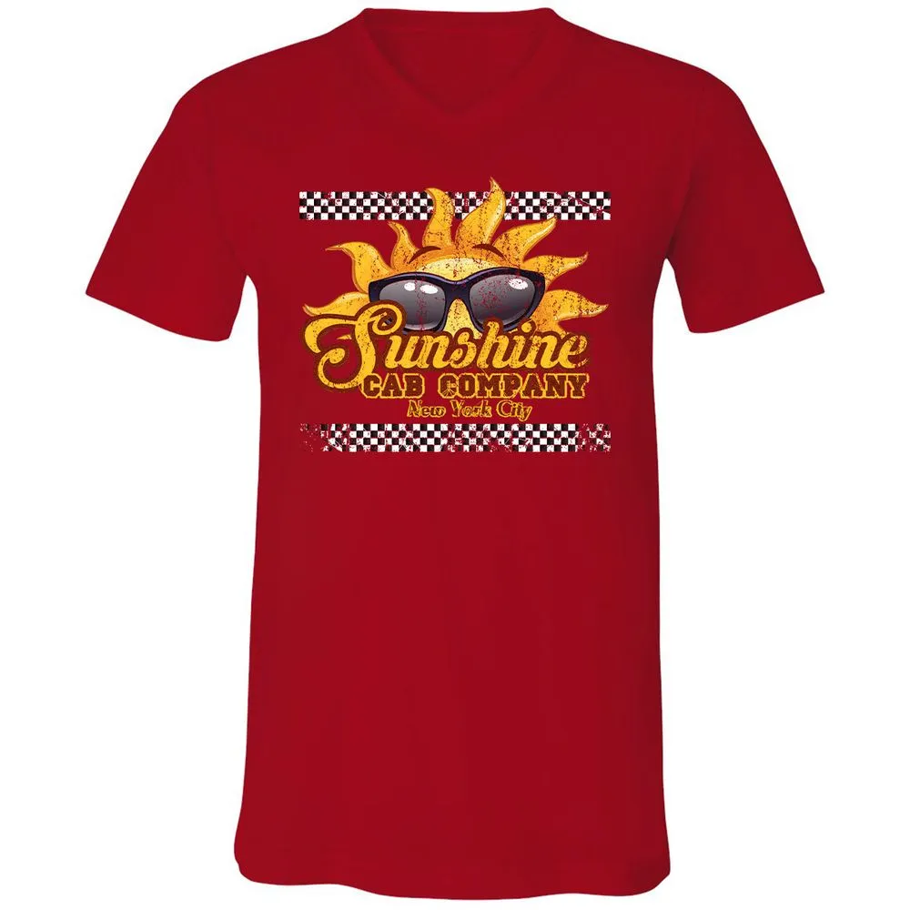 Unisex V-Neck T-Shirt - 1H7GGSHG - Red - 3