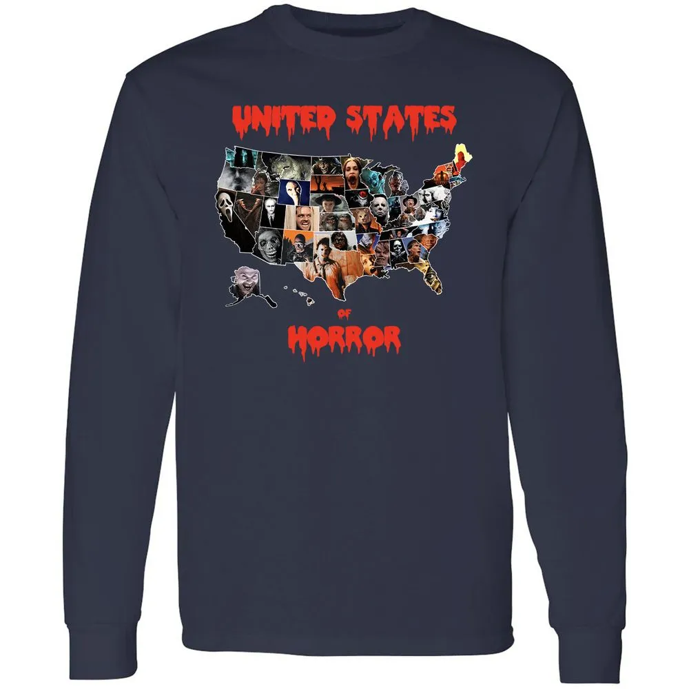 Long Sleeve T-Shirt - BXJ2BKTL - Navy - 2