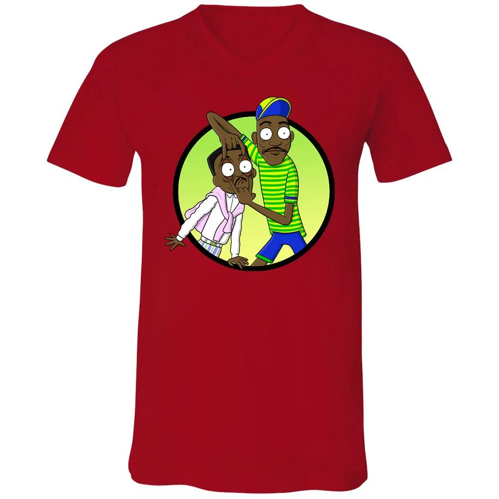 Unisex V-Neck T-Shirt - R871CSAD - Red - 3