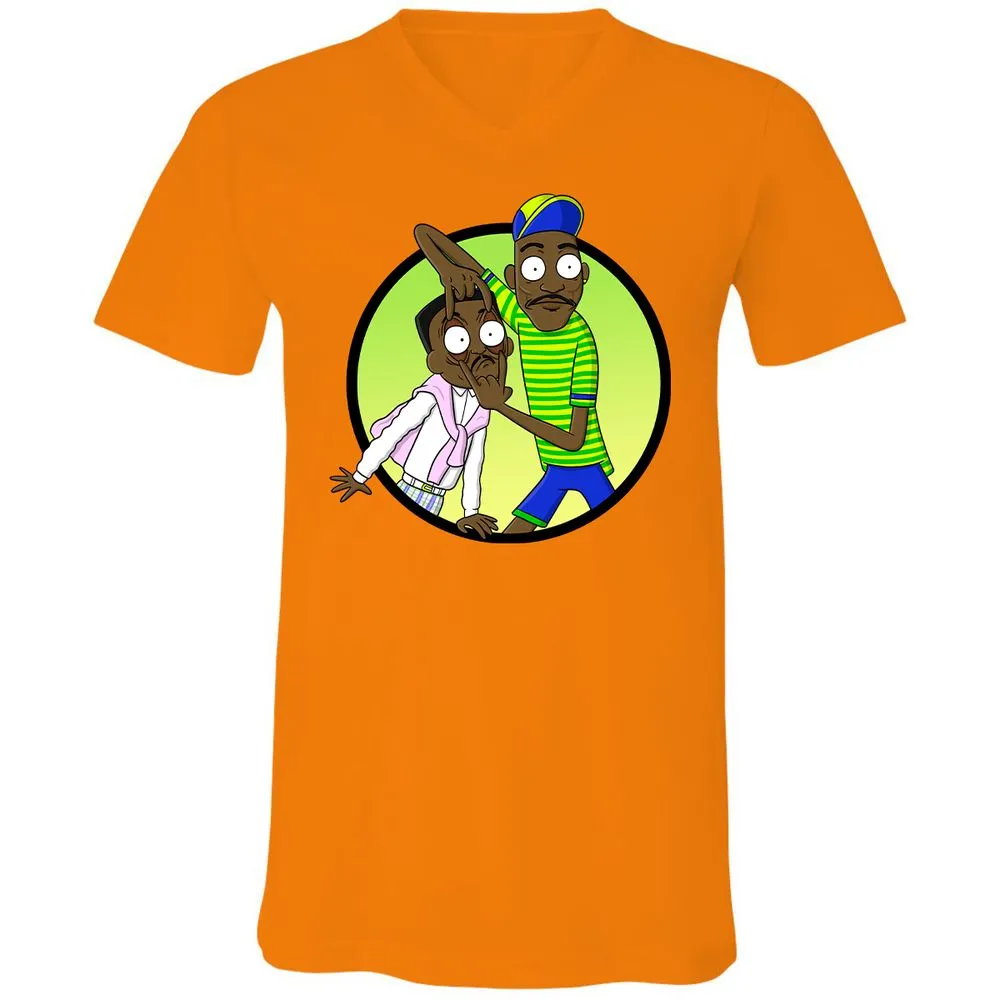 Unisex V-Neck T-Shirt - R871CSAD - Orange - 11