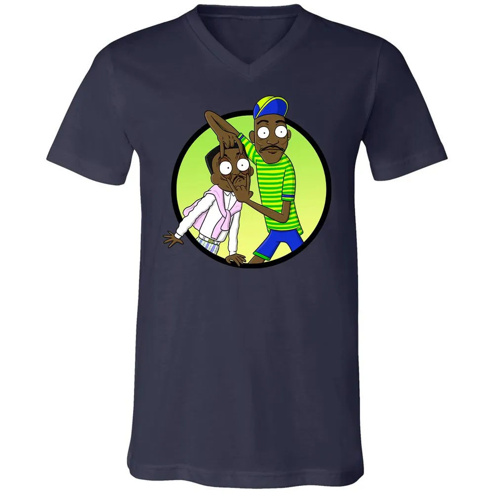 Unisex V-Neck T-Shirt - R871CSAD - Navy - 2