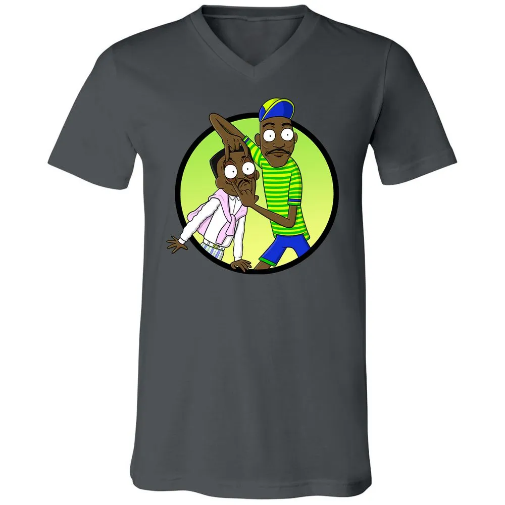 Unisex V-Neck T-Shirt - R871CSAD - Asphalt - 12