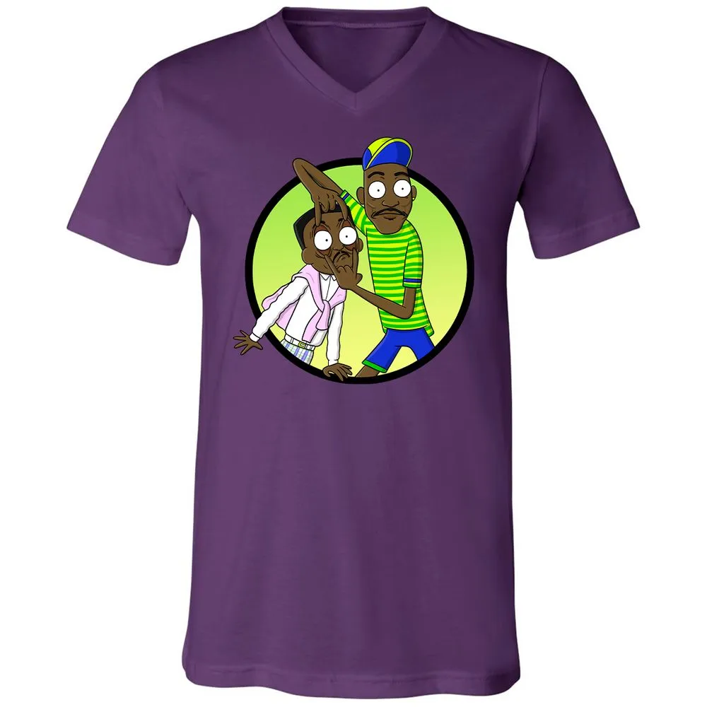 Unisex V-Neck T-Shirt - R871CSAD - Team Purple - 9