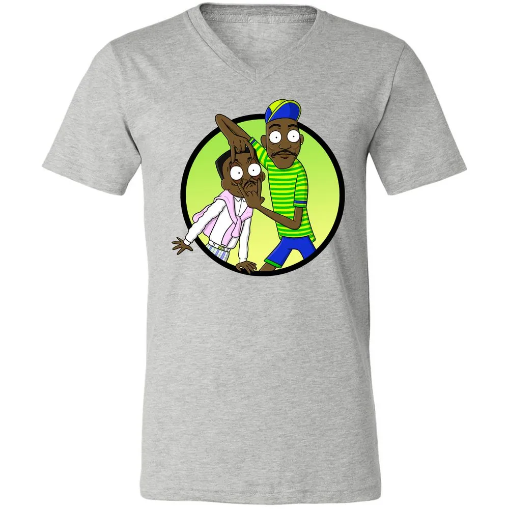 Unisex V-Neck T-Shirt - R871CSAD - Athletic Heather - 7