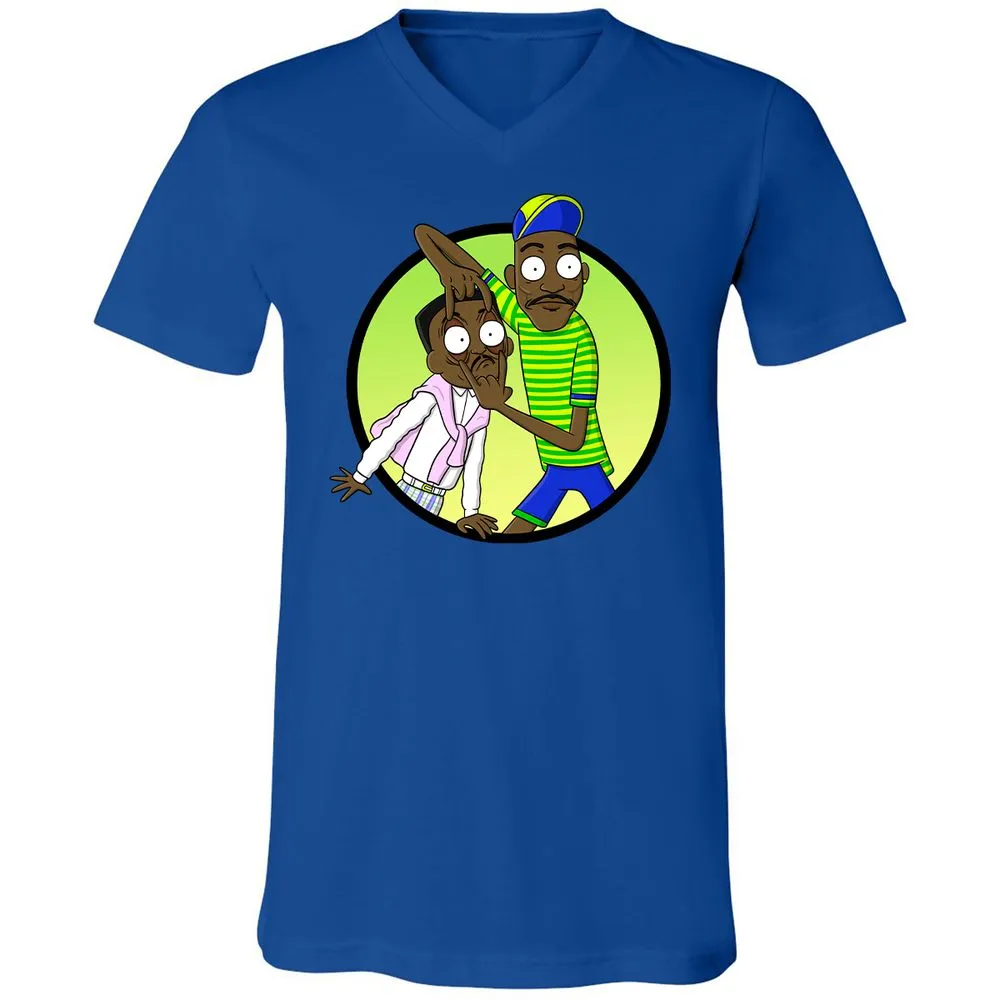 Unisex V-Neck T-Shirt - R871CSAD - True Royal - 4