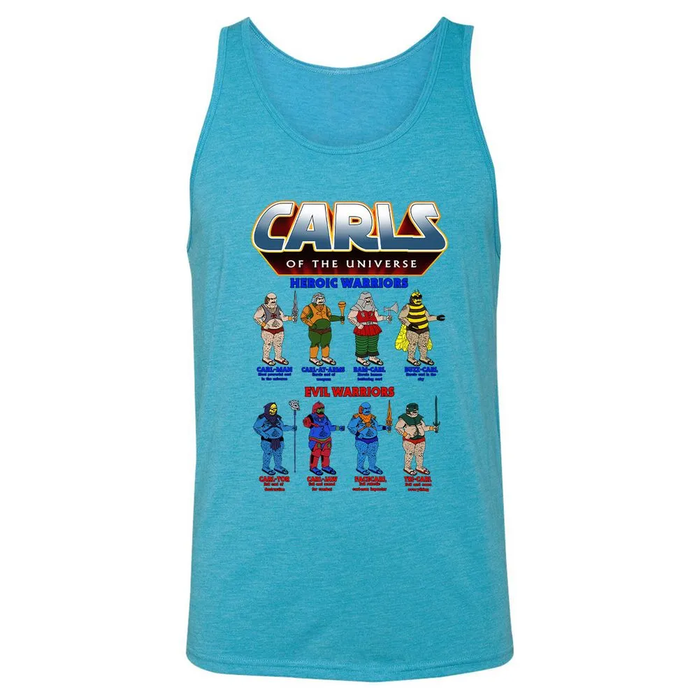 Unisex Jersey Tank - 42MP285J - Aqua Triblend - 3