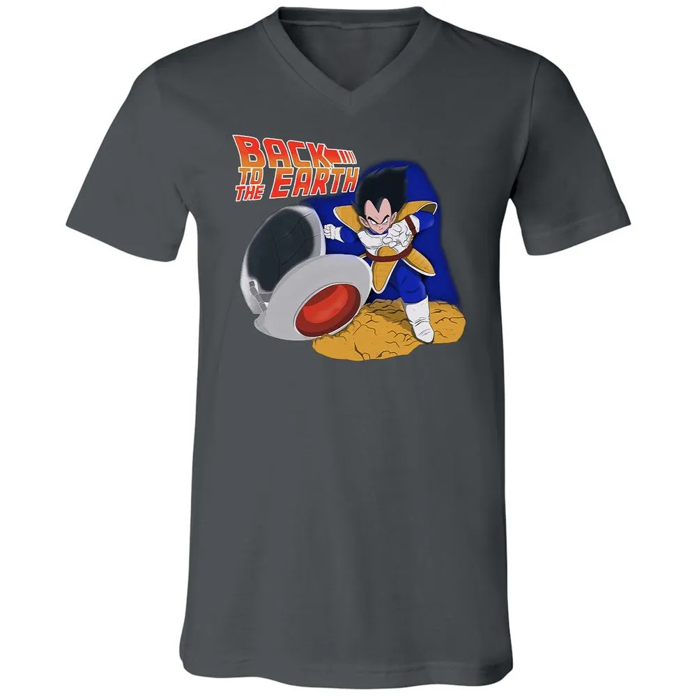 Unisex V-Neck T-Shirt - 289FLMDM - Asphalt - 12