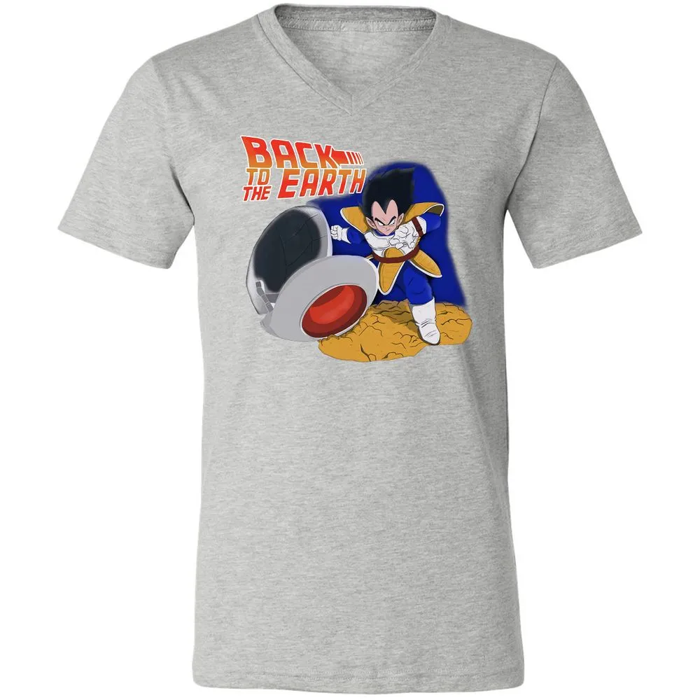 Unisex V-Neck T-Shirt - 289FLMDM - Athletic Heather - 7